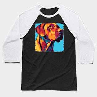 Rhodesian Ridgeback Pop Art - Dog Lover Gifts Baseball T-Shirt